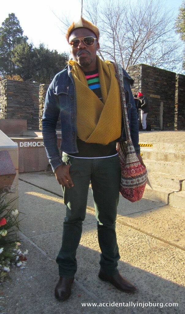 Man in Soweto, June 2014